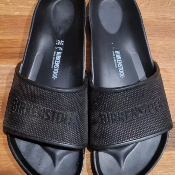 Birkenstock Barbados Sandals Size 42 Mens Black EUC - Picture 2 of 2